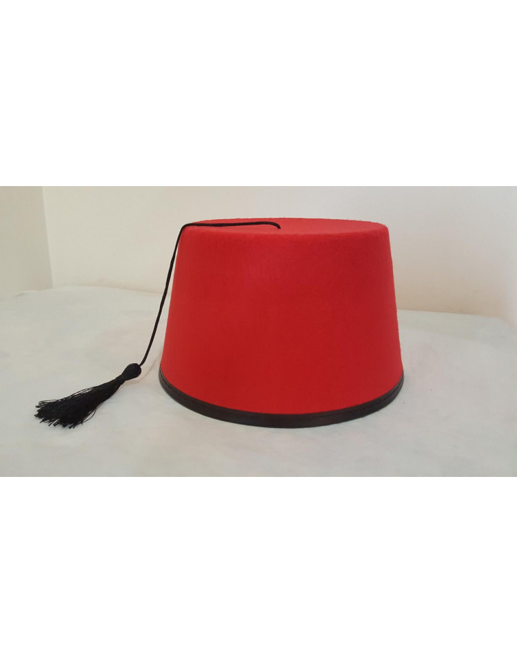 Adult Red Fez Tarboosh Hat Moroccan Turkish CRZ Store