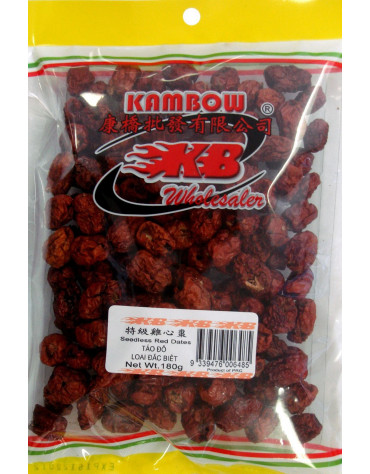 Dried Seedless Red Dates 180g
