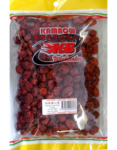 Dried Seedless Red Dates 400g