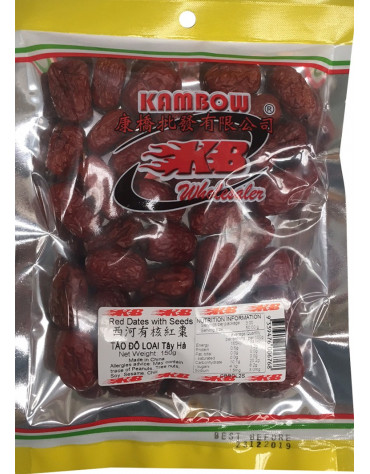 Dried Red Dates with Seed 150g