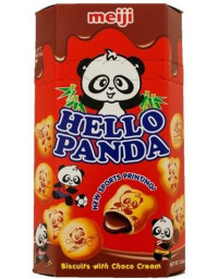 10 Packs of 50g MEIJI Hello Panda Chocolate Cookies