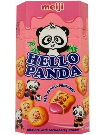 MEIJI Hello Panda Strawberry Cookies