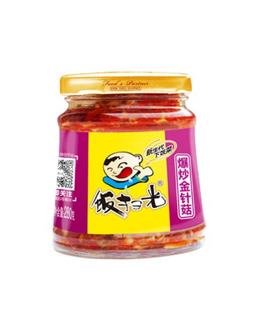 Chili Oil with Enoki Mushroom