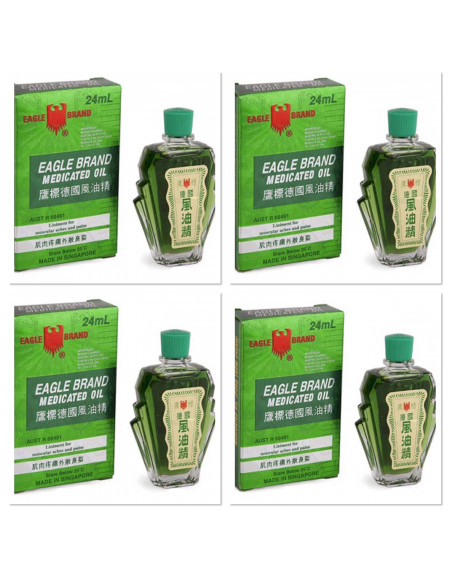 4 Eagle Brand Medicated Oil 24ml