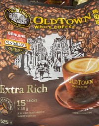 Old town 3 in 1 white coffee extra rich