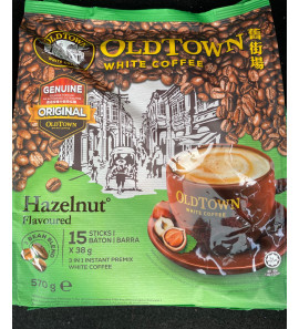 Old town 3 in 1 white coffee hazelnut