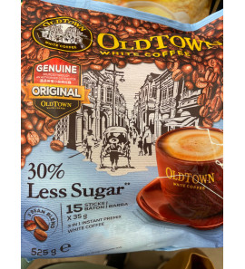 Old town 3 in 1 white coffee less sugar