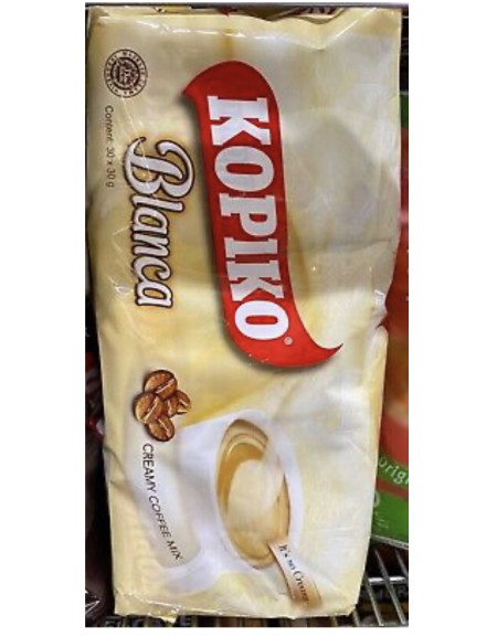 KOPIKO Blanca Creamy Coffee Mix 30 sachet x30g
