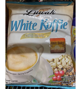 Luwak White Koffie Instant Coffee Original 18 satchels x 20g Halal