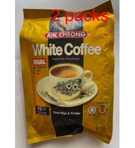 2xAik Cheong White Coffee 3 in 1 Malaysia Instant Coffee aikcheong Malaysian