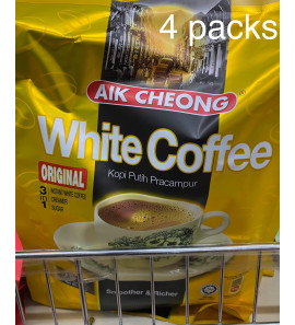 4x Aik Cheong White Coffee 3 in 1 Malaysia Instant Coffee aikcheong Malaysian