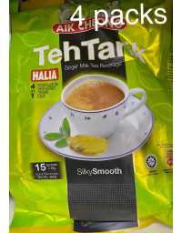 4 x Aik Cheong Teh Tarik Halia 4 in 1 Malaysia Instant Ginger Milk Tea Beverage