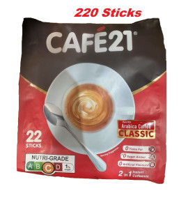 Gold Roast Cafe 21 coffee 250 sticks