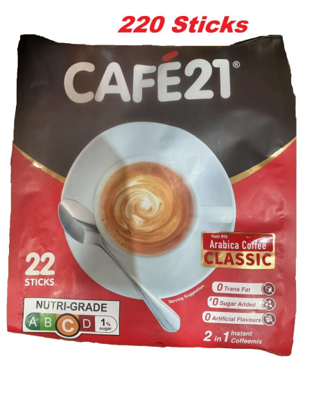 Gold Roast Cafe 21 coffee 250 sticks